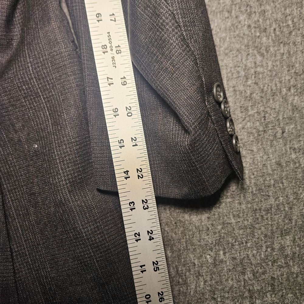 Kuppenheimer Men's 2 Button Blazer Sport Coat 44R Missing Button See Pics - Picture 9 of 16